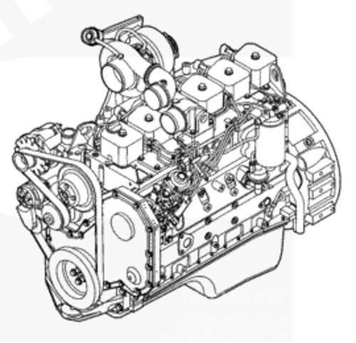 Cummins Machinery Motor 6bt 6BTA 6BTA5.9-C180 Diesel Engin Motorer