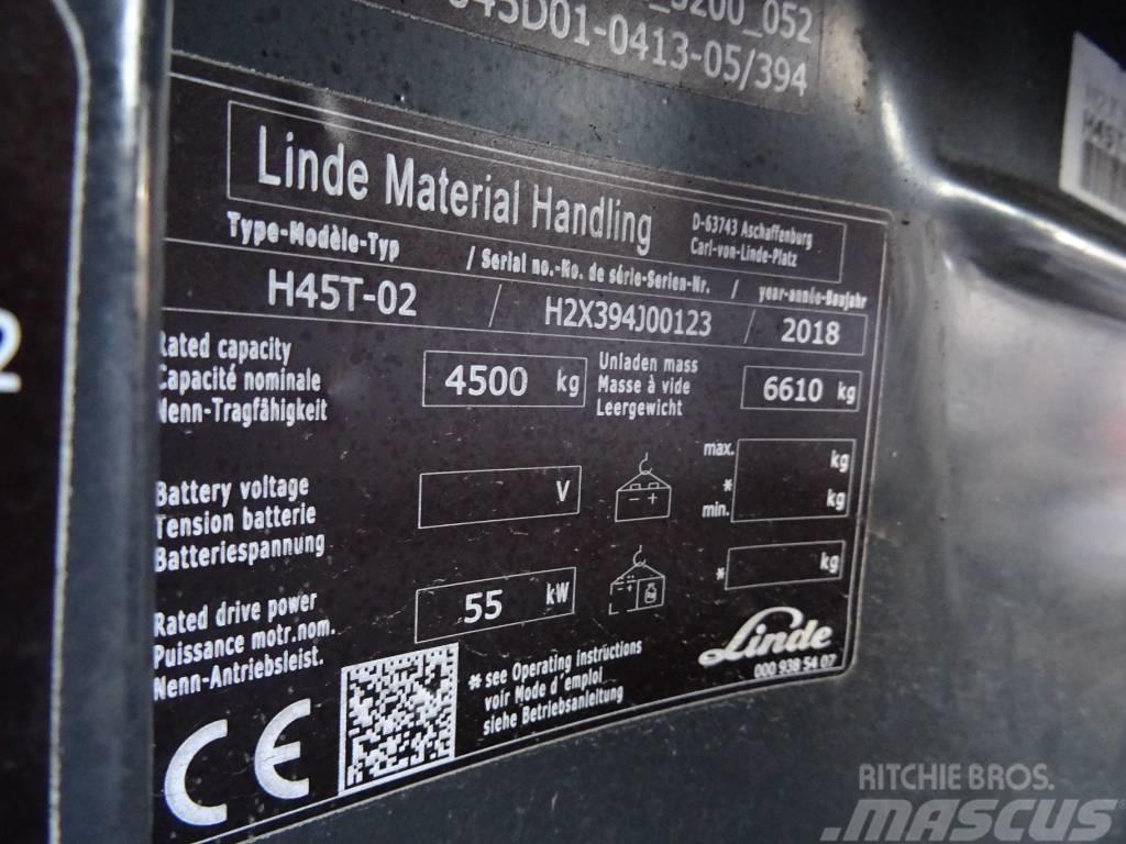 Linde H45T-02 Diesel gaffeltrucks