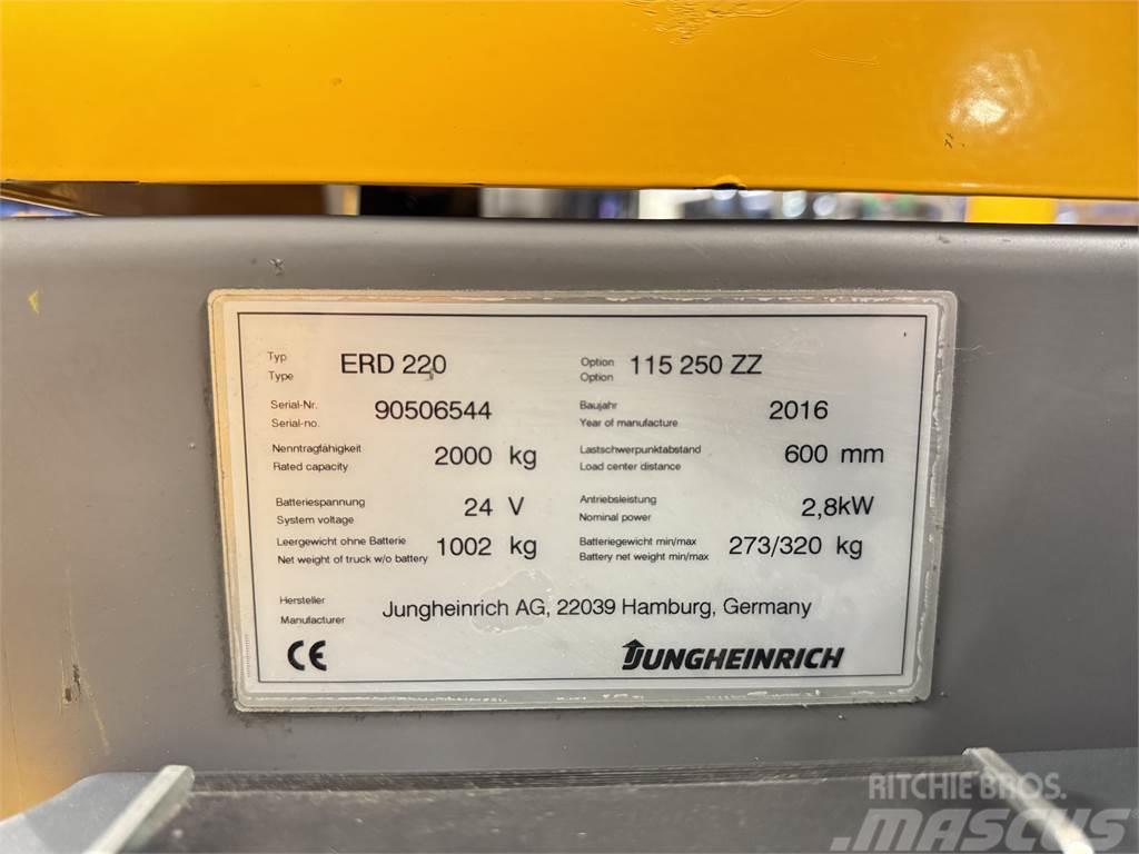 Jungheinrich ERD 220 - 2500MM HUB - BJ.2016 - NEUWERTIG Minigravemaskiner