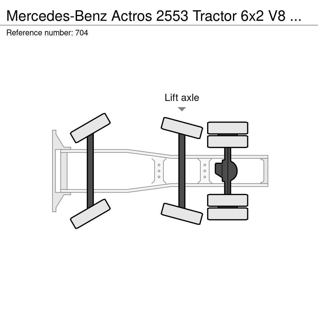 Mercedes-Benz Actros 2553 Tractor 6x2 V8 EPS Retarder Big Axle G Trækkere