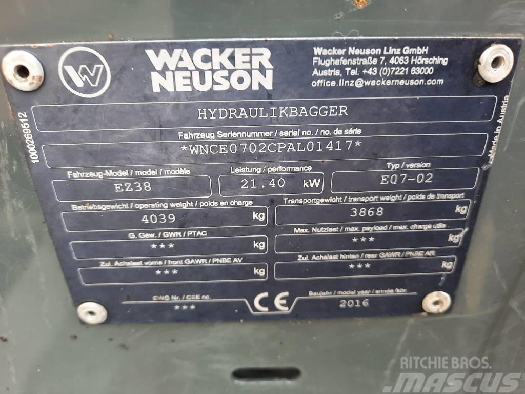 Wacker Neuson EZ 38 Minigravemaskiner