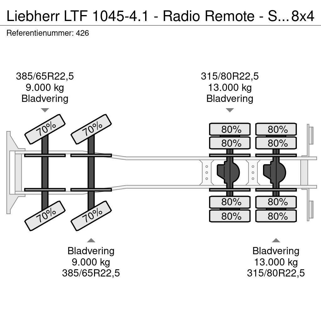 Liebherr LTF 1045-4.1 - Radio Remote - Scania P410 8x4 - Eu Kraner til alt terræn