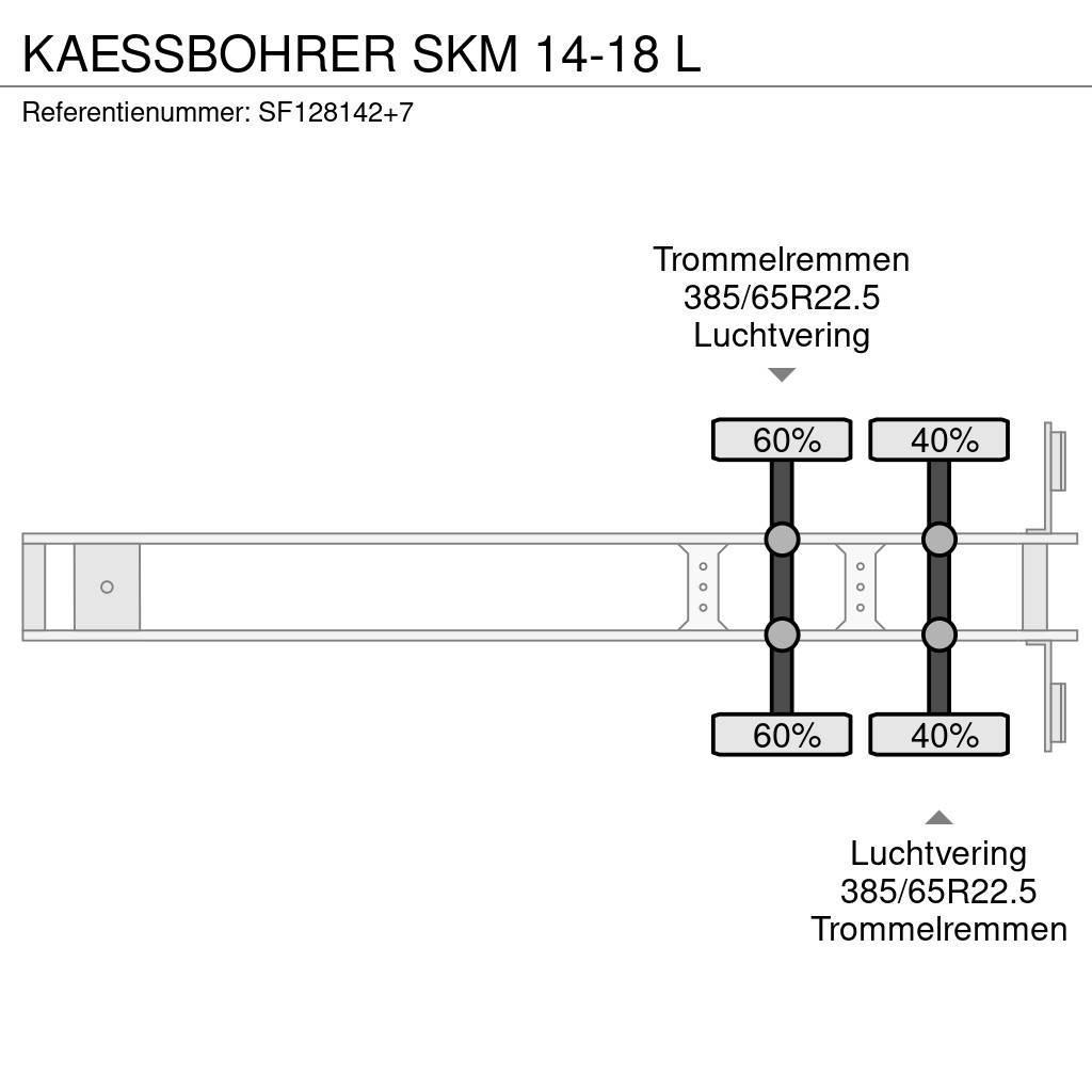 Kässbohrer SKM 14-18 L Semi-trailer med tip