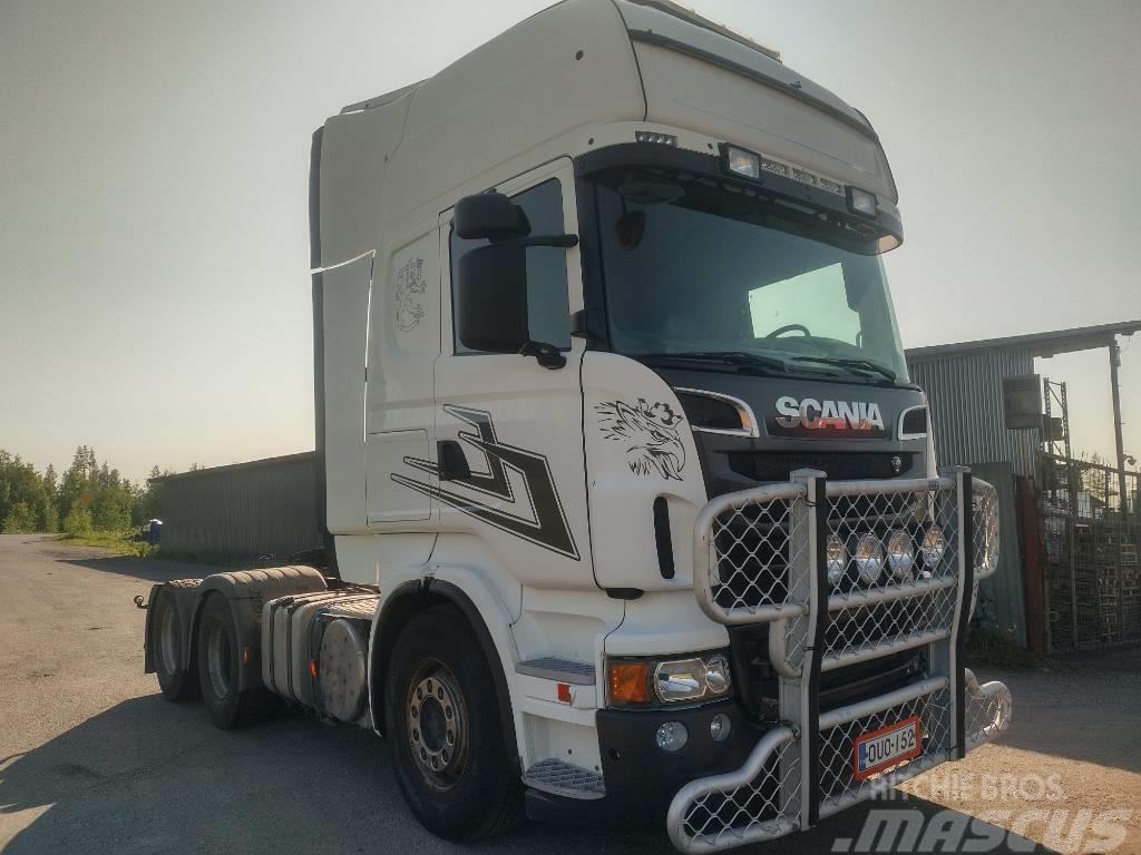 Scania R730 6x4 kippihydrauliikka Trækkere
