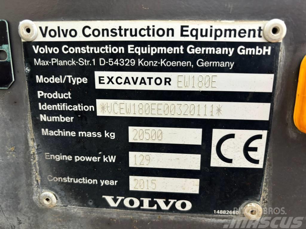 Volvo EW180E Gravemaskiner på hjul