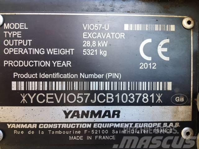Yanmar Vio 57 U Mini excavators < 7t (Mini diggers)