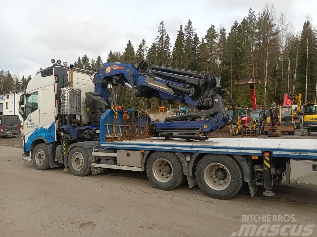 Volvo FH myös vuokralle ilman kuljettajaa Lastbil med kran