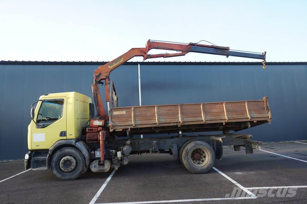 Renault PREMIUM 210 TIPPER WITH CRANE 407.000KM Kraner til alt terræn