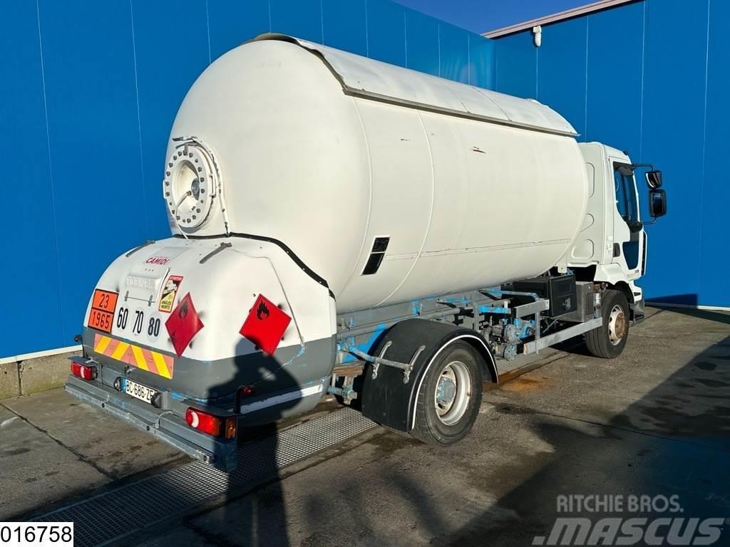 Renault Midlum 220 17013 Liter, LPG GPL, Gastank, Steel su Tankbiler