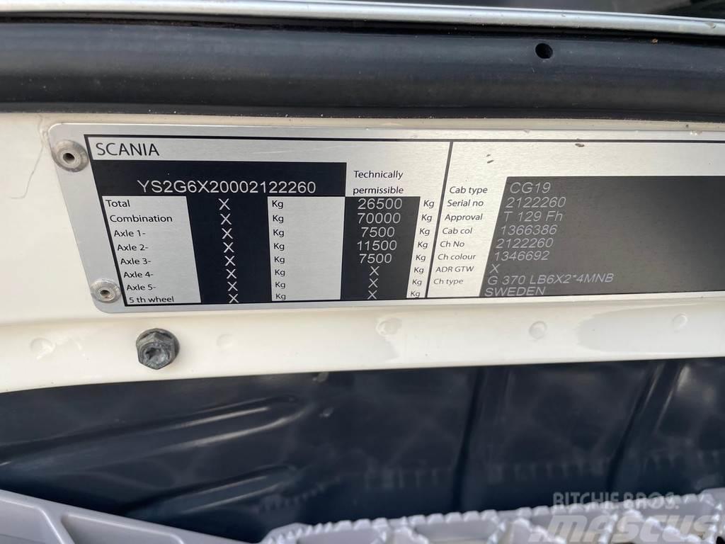 Scania G370 6x2*4 SIDE OPEN Fast kasse