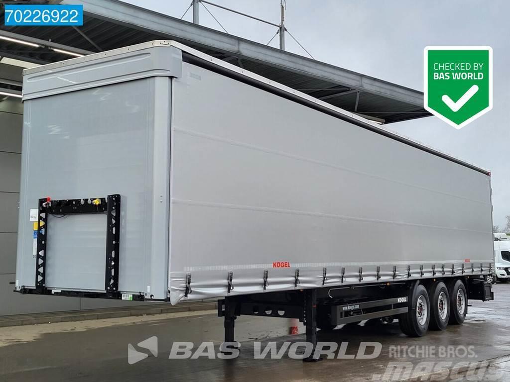 Kögel S24-1 NEW BPW / SAF Coil Liftachse Edscha Fulda ty Semi-trailer med Gardinsider