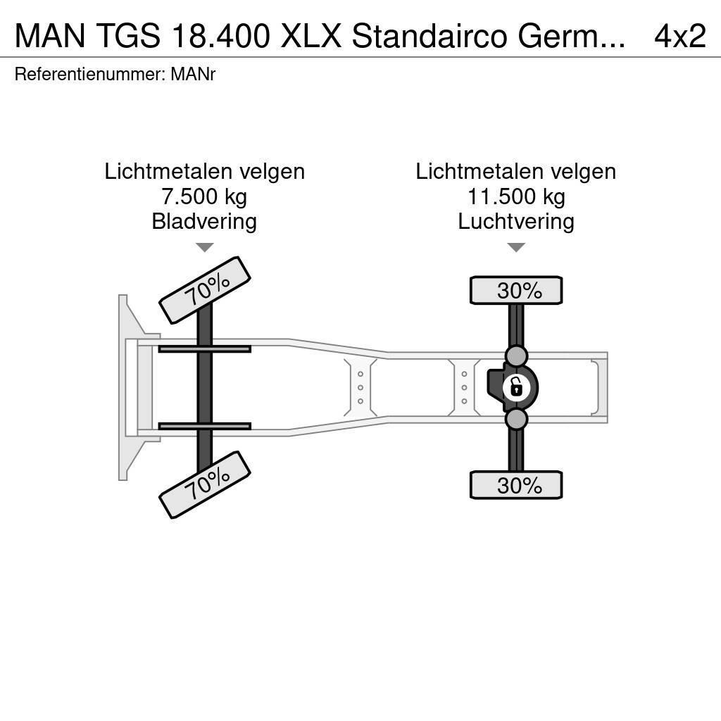 MAN TGS 18.400 XLX Standairco German truck Trækkere
