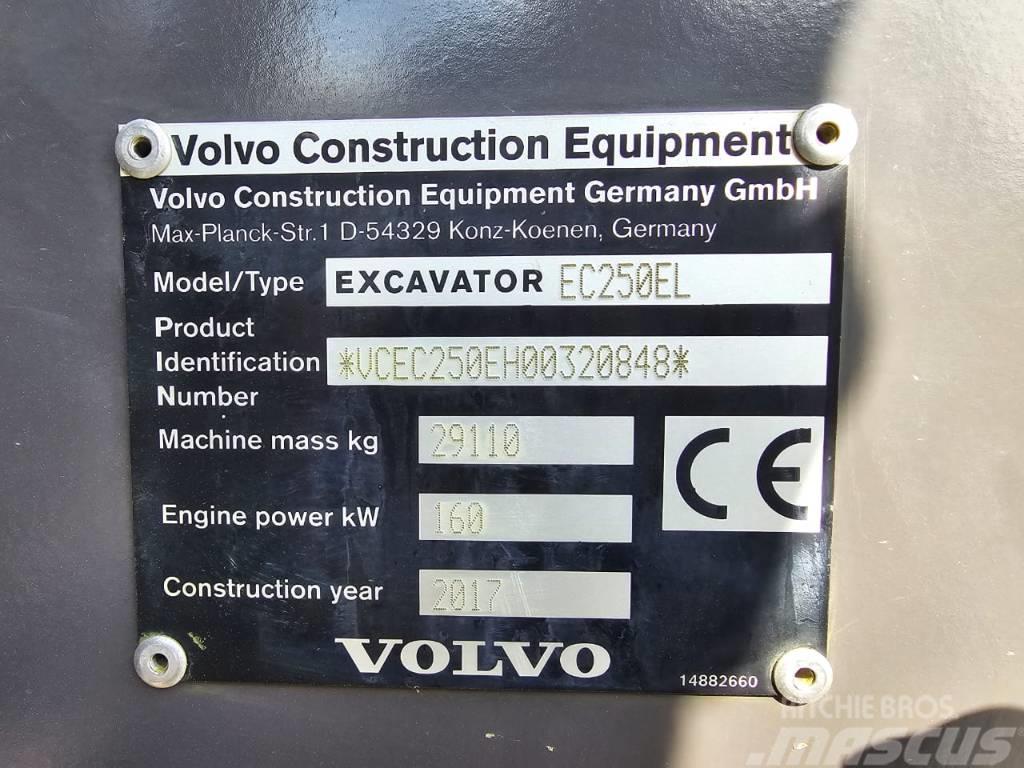 Volvo EC250EL Gravemaskiner på larvebånd