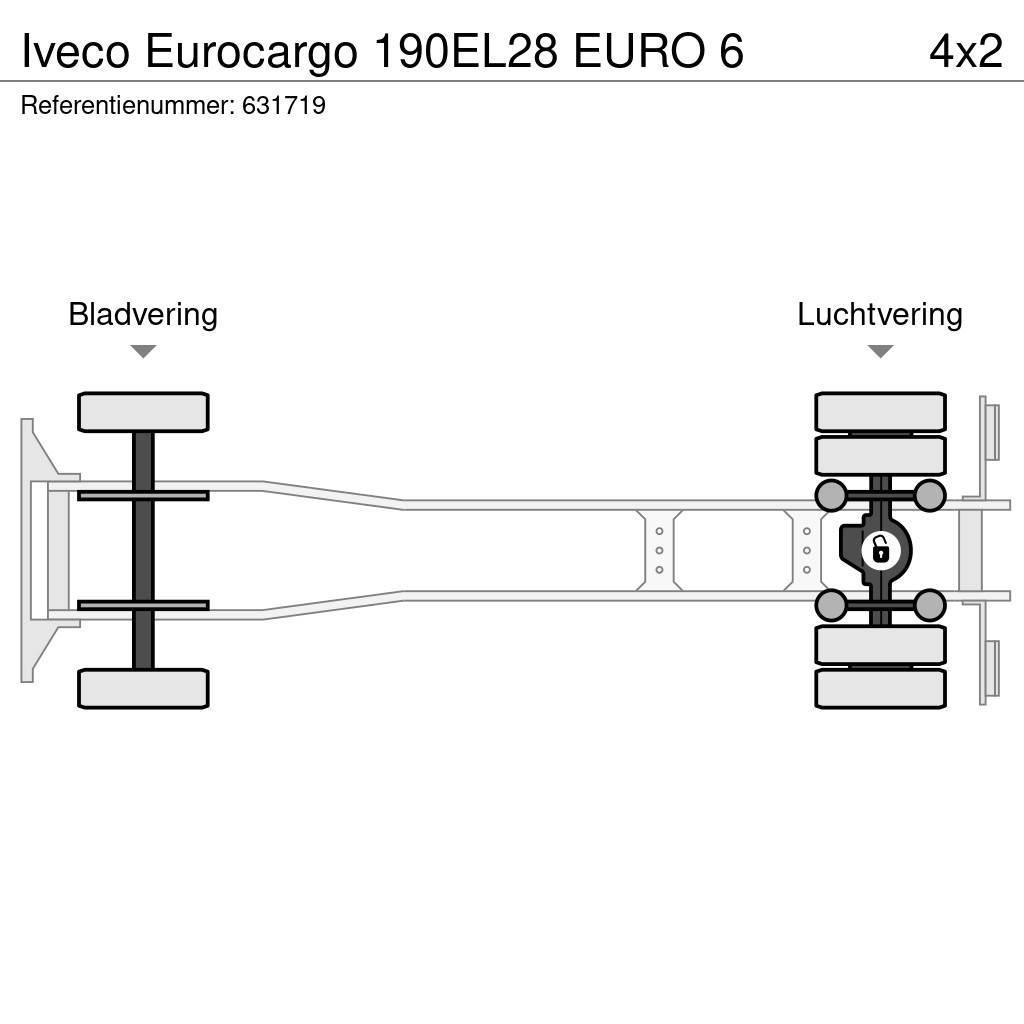 Iveco Eurocargo 190EL28 EURO 6 Fast kasse