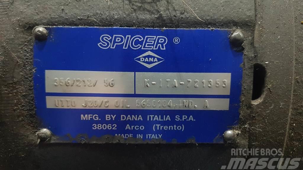 Spicer Dana 356/212/56 - Mecalac 714 MW - Axle Aksler