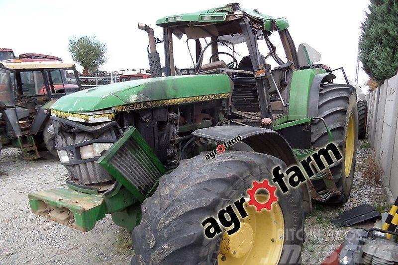 John Deere 7800 7700 7600 powershift parts, ersatzteile, częś Andet tilbehør til traktorer