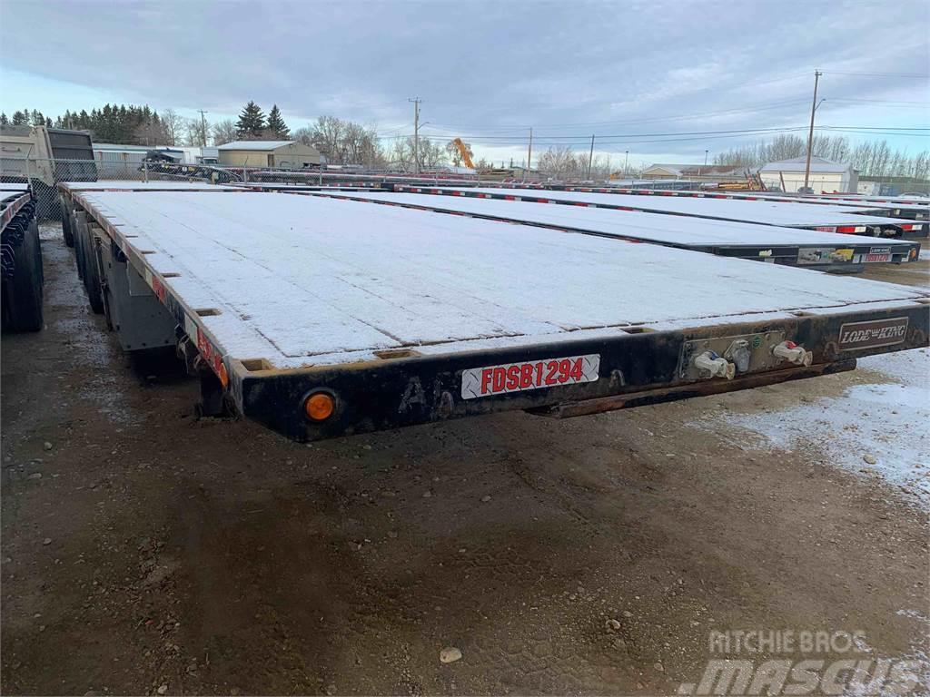 Lode King Flat Deck Super B Lead/Pup Semi-trailer med lad/flatbed