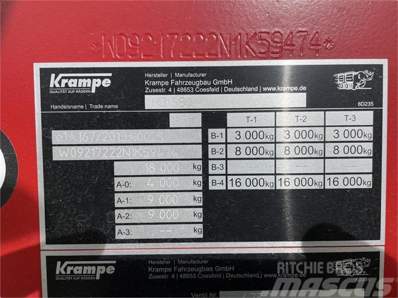 Krampe HD 550 Andre have & park maskiner