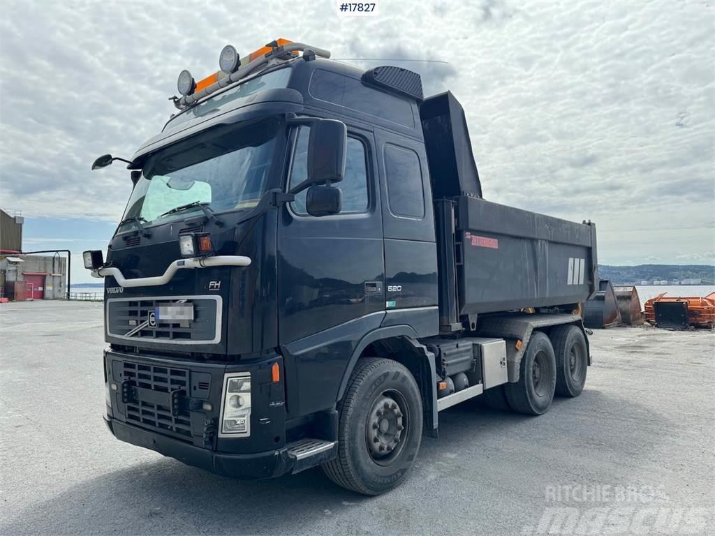 Volvo Fh 520 plow-rigged combi truck. Replaced gearbox a Lastbiler med tip