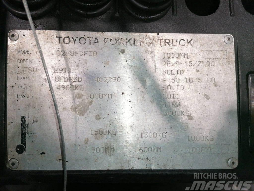 Toyota 02-8FDF30 Diesel gaffeltrucks