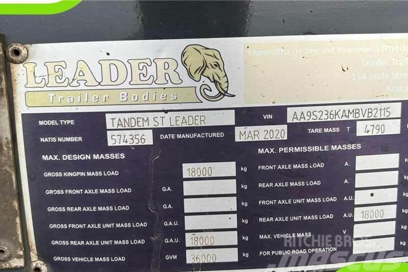  Leader Trailer Bodies 2020 Leader 40m3 Side Tipper Andre anhængere