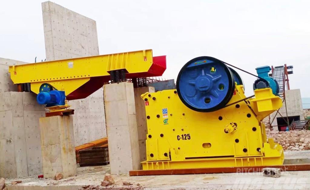 Kinglink C125 Primary Jaw Crusher for Riverstone Knusere - anlæg
