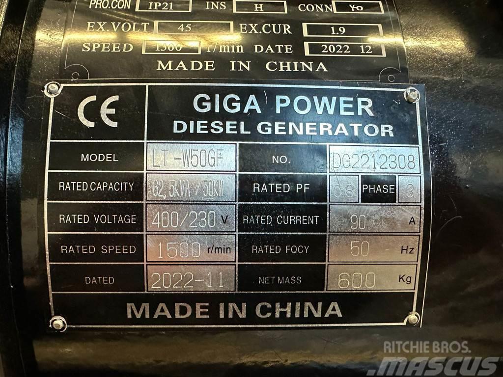  Giga power 62.5 kVA LT-W50GF open set Other Generators