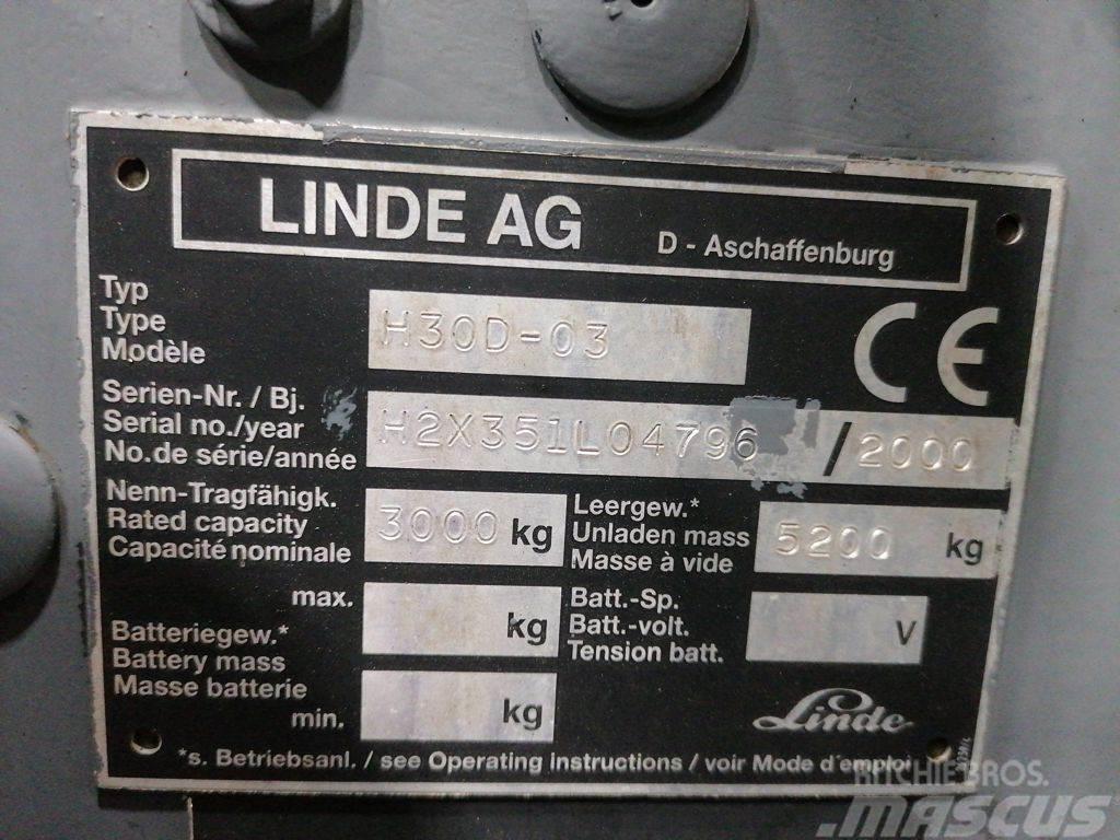 Linde H30D-03 Diesel gaffeltrucks