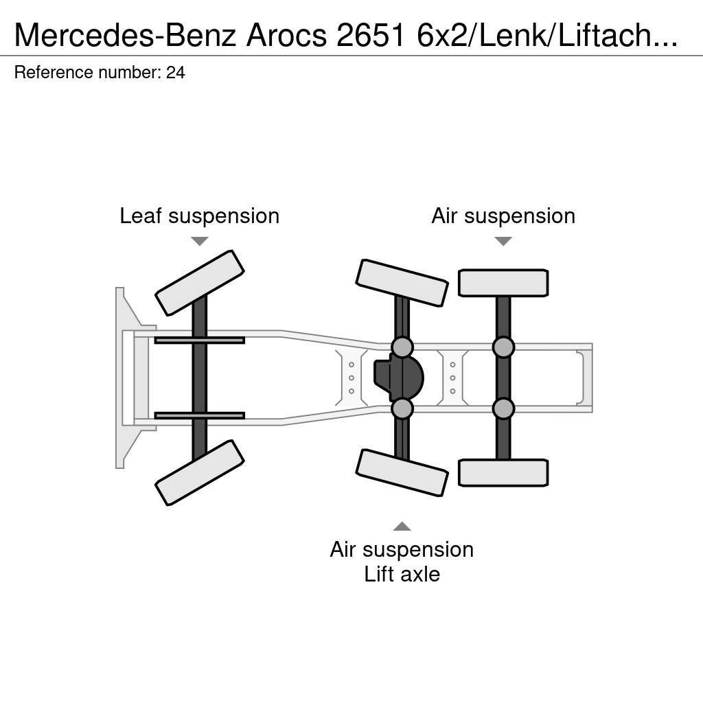Mercedes-Benz Arocs 2651 6x2/Lenk/Liftachse/ Eu6/282 tkm Trækkere