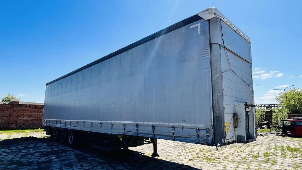 Schmitz Cargobull SCS24 2019 Lov deck MEGA Semi-trailer med Gardinsider