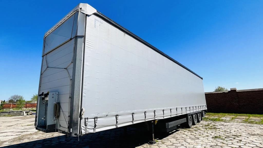 Schmitz Cargobull SCS24 2019 Lov deck MEGA Semi-trailer med Gardinsider