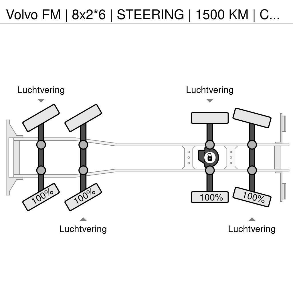 Volvo FM | 8x2*6 | STEERING | 1500 KM | COMPLET 2019 | U Kraner til alt terræn