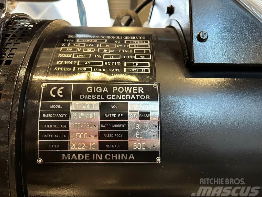  Giga power 62.5 kVA LT-W50GF open set Andre generatorer