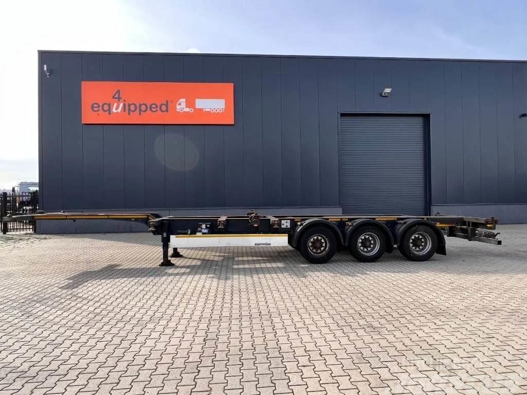 Kögel 40FT HC, liftaxle, BPW+drumbrakes, empty weight, 5 Semi-trailer med containerramme