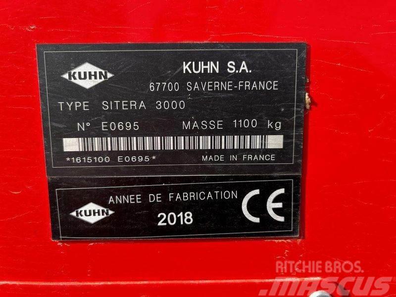 Kuhn Sitera 3000-24DS mit HR304D - alle Sähschare neu Såmaskine