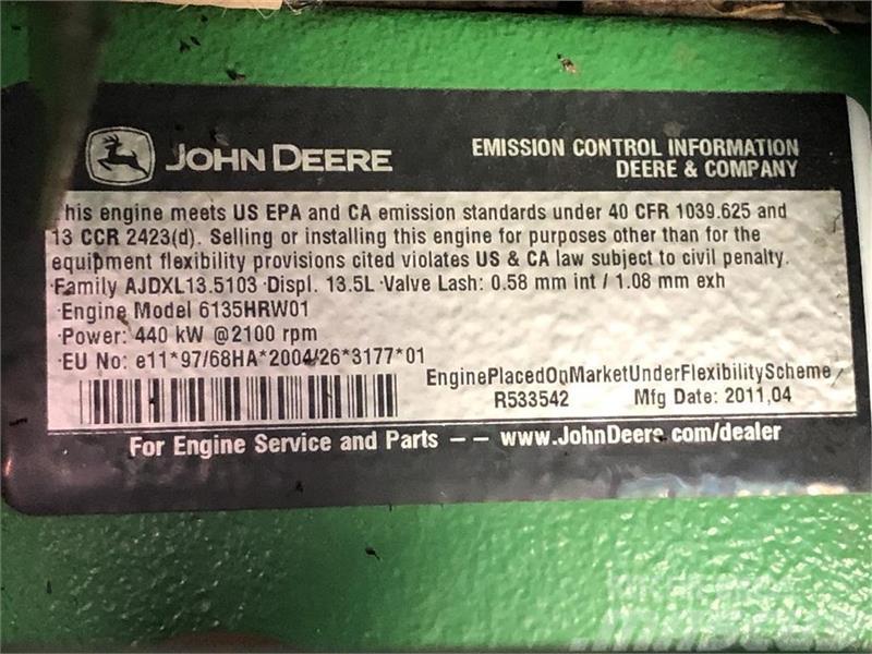 John Deere 9530T - autotrac ready og luftaffjedret undervogn Traktorer