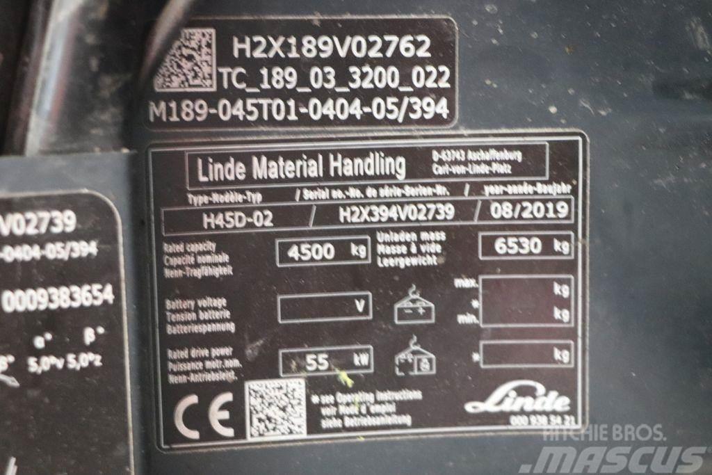 Linde H45D-02 Diesel gaffeltrucks