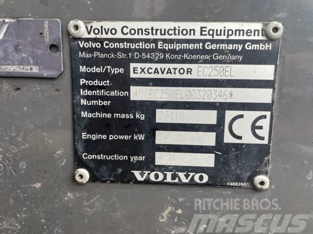 Volvo EC 250 EL Gravemaskiner på larvebånd