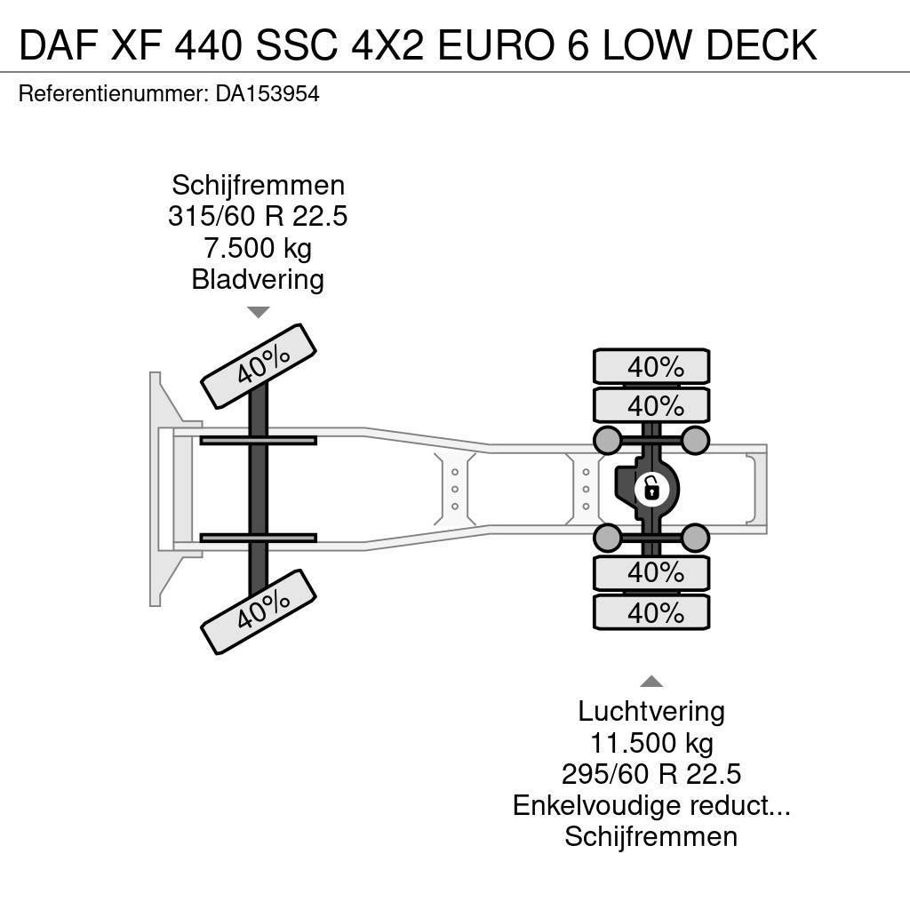 DAF XF 440 SSC 4X2 EURO 6 LOW DECK Trækkere