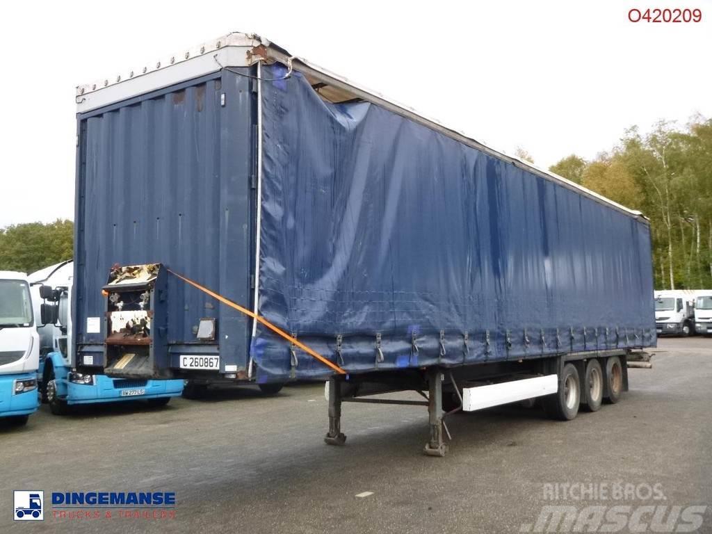 Krone Curtain side trailer double stock 97 m3 Semi-trailer med Gardinsider