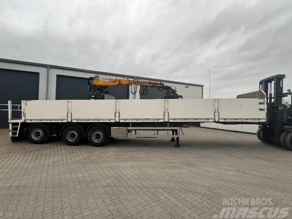  Wilken Baustoffsattel mit Kennis R16 Kran Andre Semi-trailere