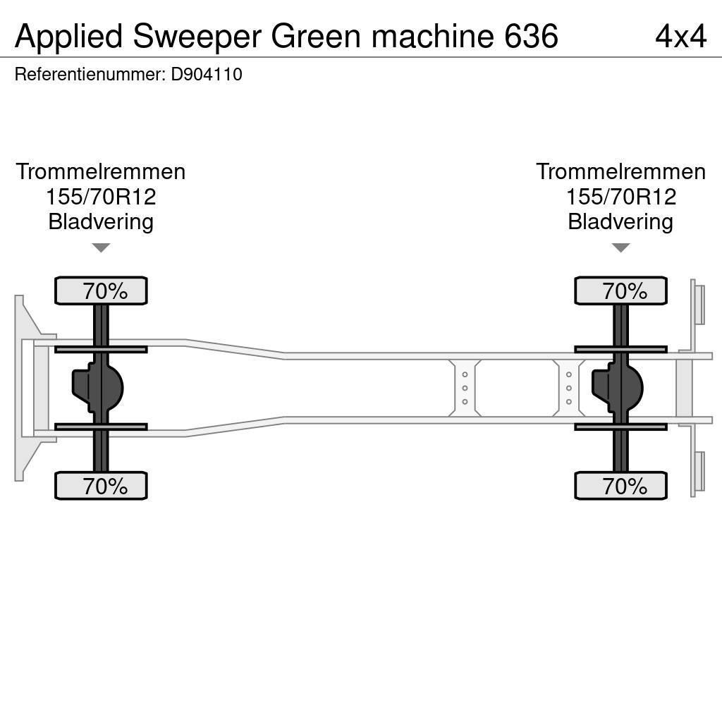Applied sweeper Green machine 636 Slamsuger