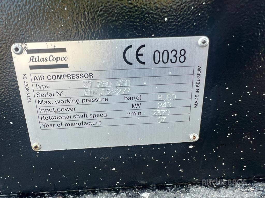 Atlas Copco Compressor, Kompressor ZT 250 VSD Kompressorer
