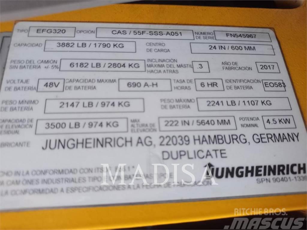Jungheinrich EFG320-48V Gaffeltrucks - andre