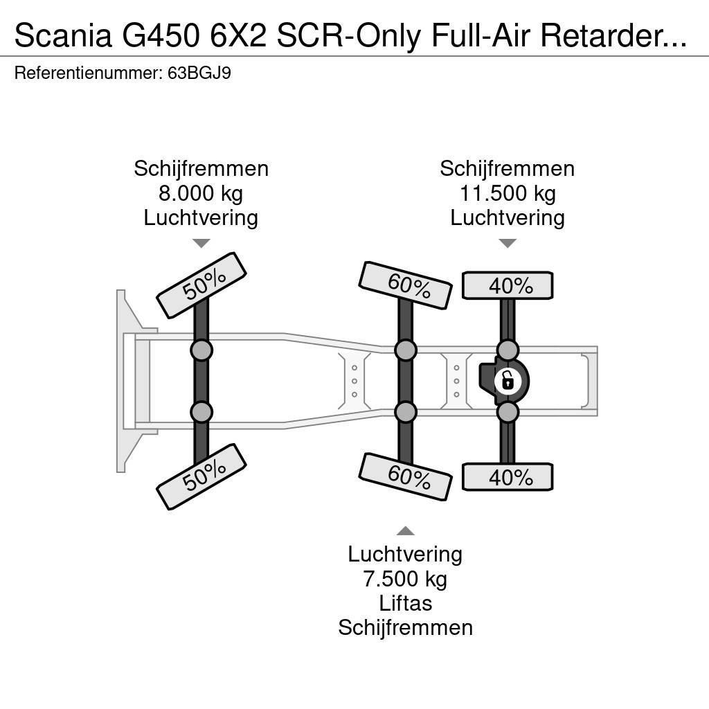 Scania G450 6X2 SCR-Only Full-Air Retarder EURO 6 NL Truc Trækkere
