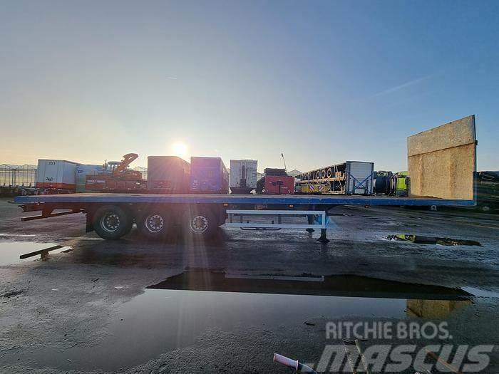  Netam-Fruehauf 3 AXLE FLATBED TRAILER BPW DRUM Semi-trailer med lad/flatbed