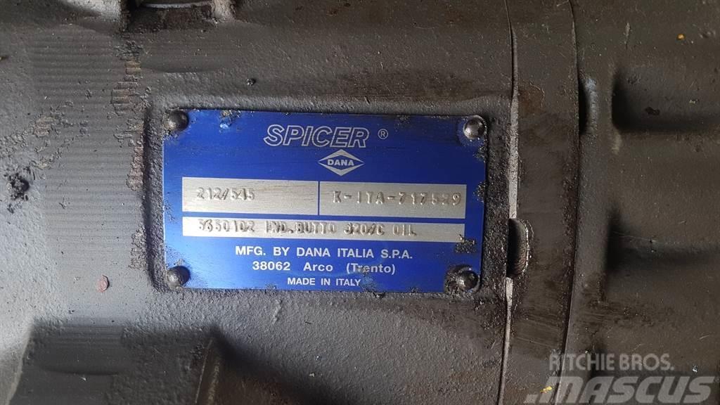 Spicer Dana 212/545 - Mecalac 714 MW - Axle Aksler
