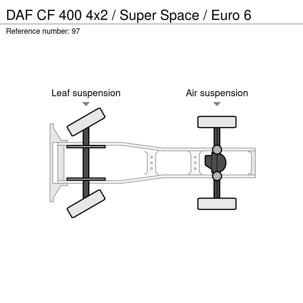 DAF CF 400 4x2 / Super Space / Euro 6 Trækkere