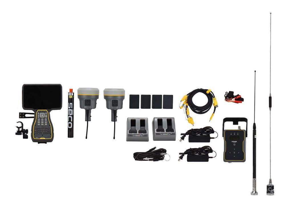 Trimble Dual R10 M2 Base/Rover GPS Kit, TSC7 Access, TDL45 Andet tilbehør