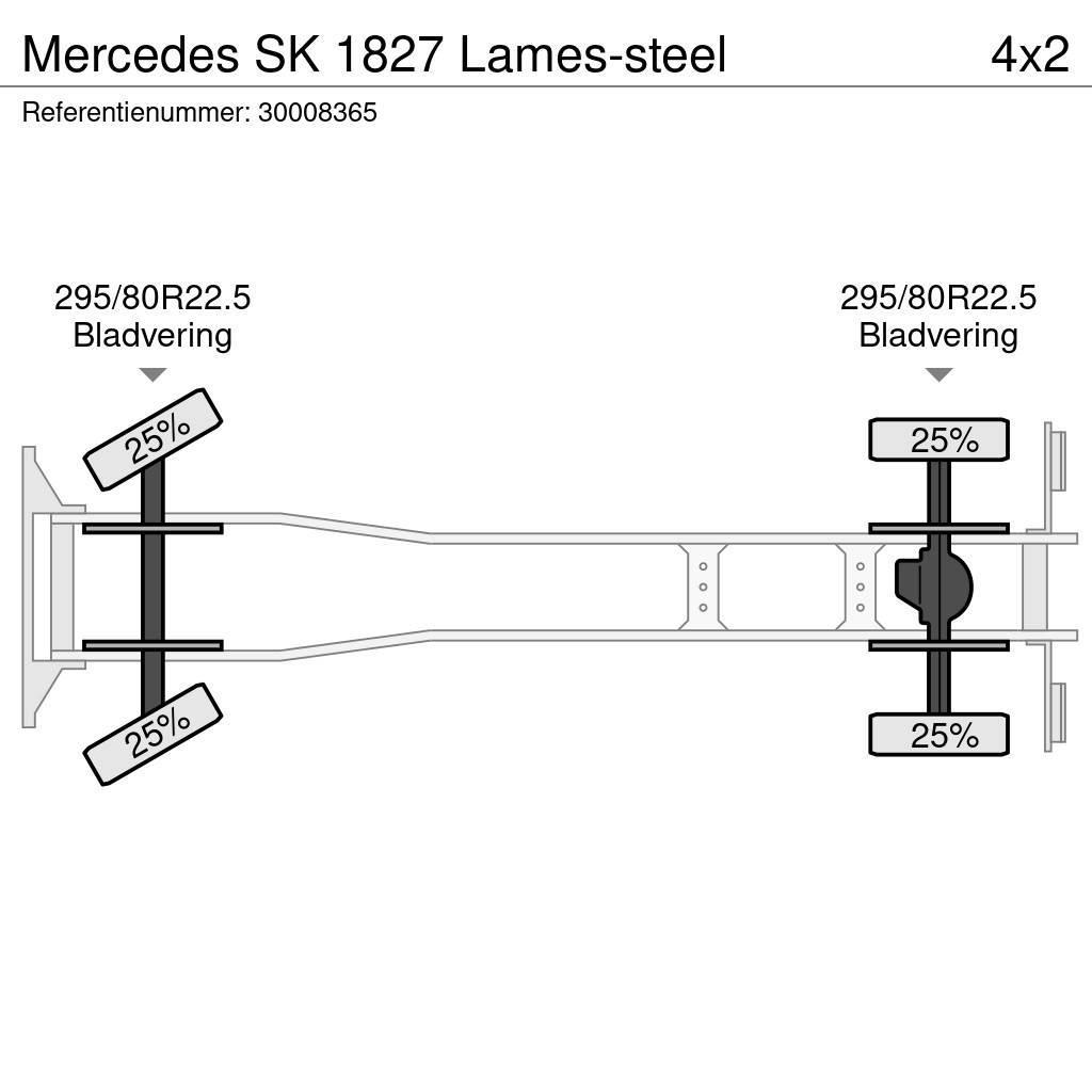 Mercedes-Benz SK 1827 Lames-steel Lastbil med kran